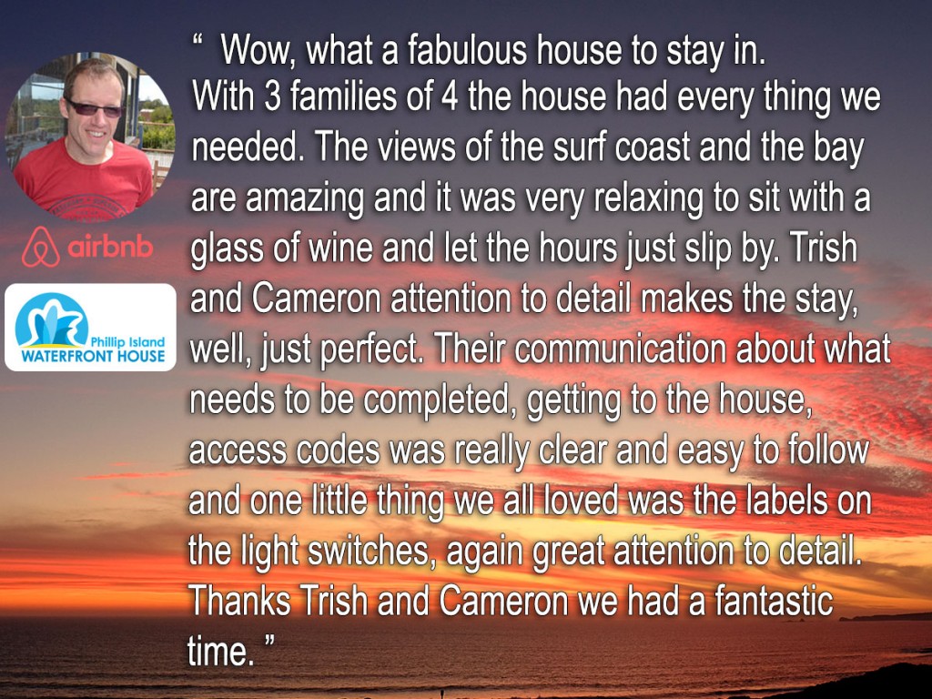 Phillip-Island-Waterfront-AirBNB-Feedback